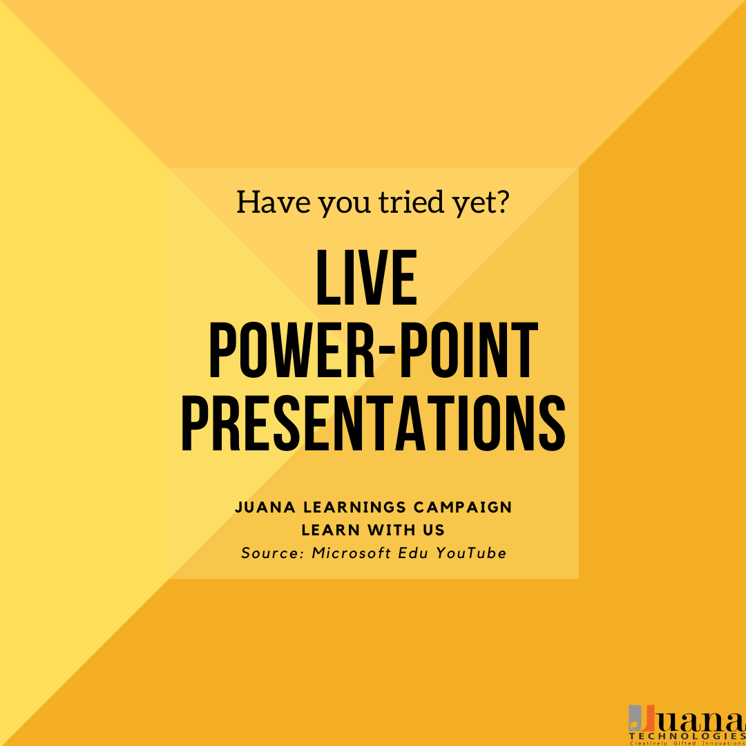 Live PowerPoint presentations